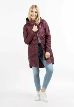 Schmuddelwedda Manteaux De Pluie Manteau Fonctionnel Femme Lie De Vin -Schmuddelwedda Ventes 6fcca2f20bf4963267a0bac9adc22b03