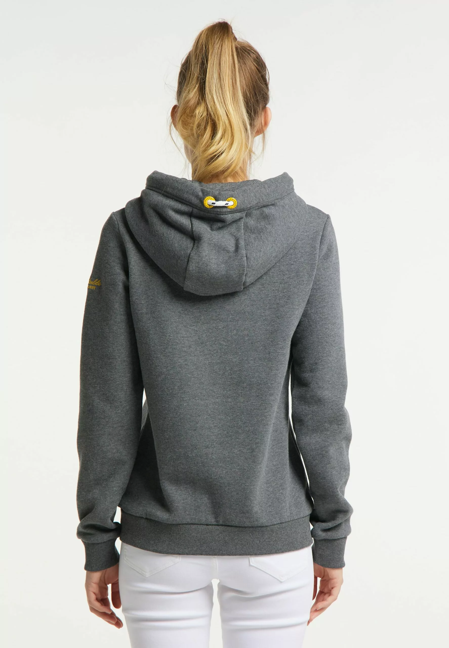 Schmuddelwedda Sweats à Capuche Sweat-shirt Scharbeutz Femme Gris Chiné 5 Schmuddelwedda Sweats à Capuche Sweat-shirt Scharbeutz Femme Gris Chiné – Image 3
