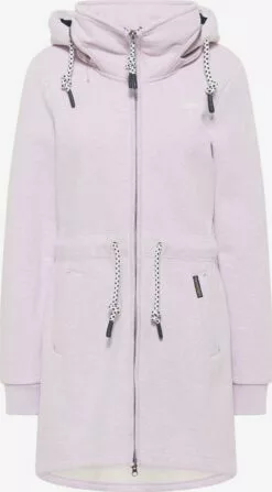 Schmuddelwedda Sweats Zippés Veste De Survêtement Femme Violet Chiné