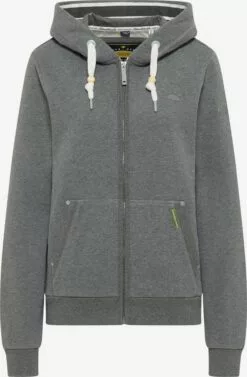 Schmuddelwedda Sweats Zippés Veste De Survêtement Femme Gris Chiné