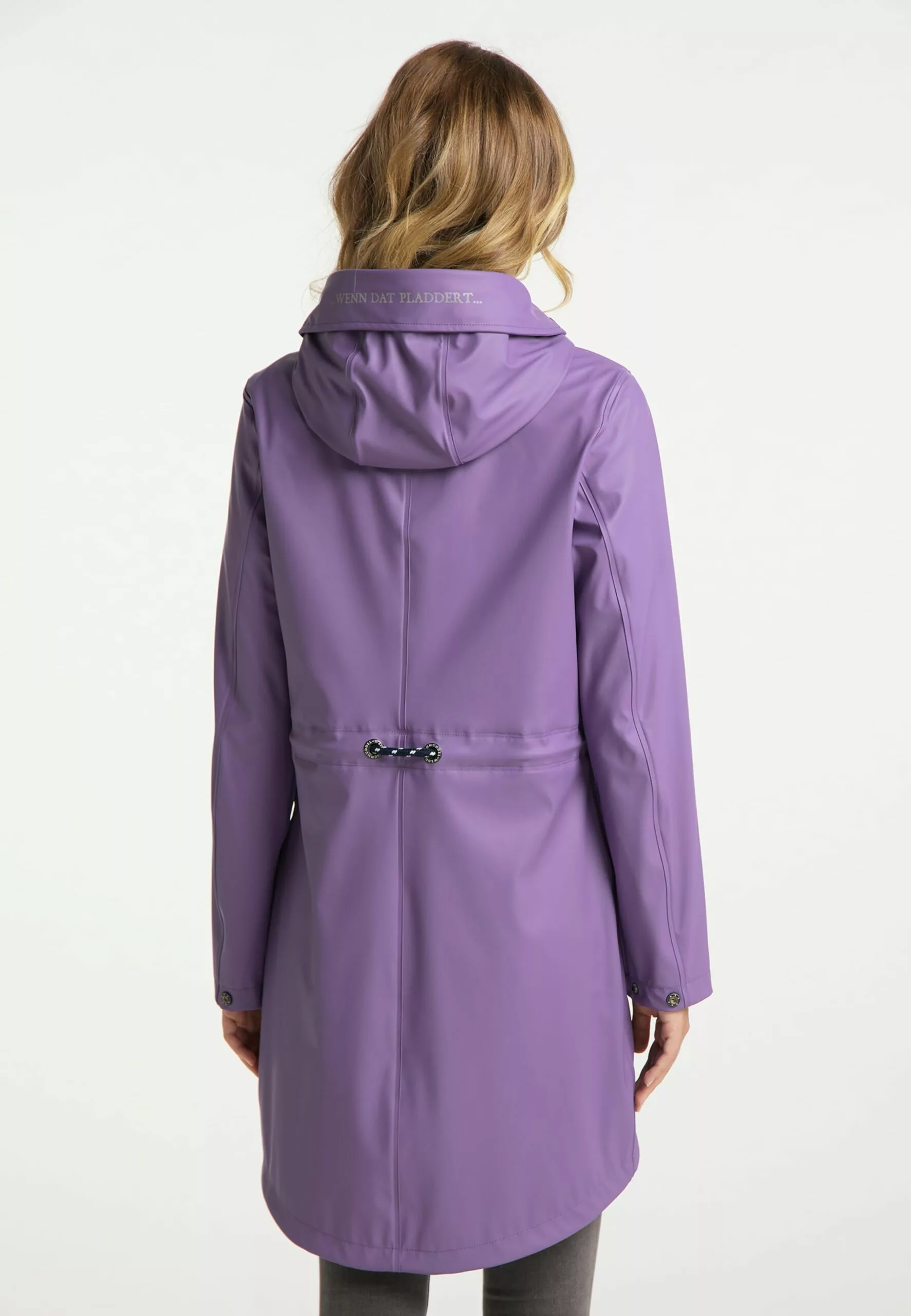 Schmuddelwedda Manteaux De Pluie Manteau Mi-saison Femme Violet 5 Schmuddelwedda Manteaux De Pluie Manteau Mi-saison Femme Violet â Image 3