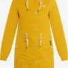 Schmuddelwedda Manteaux De Pluie Manteau Fonctionnel Femme Jaune Foncé