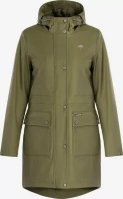Schmuddelwedda Manteaux De Pluie Manteau Fonctionnel Femme Olive