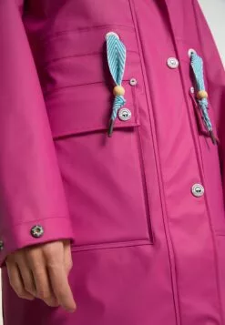 Schmuddelwedda Manteaux De Pluie Manteau Fonctionnel Incus Femme Fuchsia -Schmuddelwedda Ventes 8299fb24d97f7781f47609c1ac4667f5