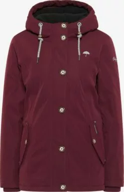 Schmuddelwedda Vestes Dhiver Veste D’hiver Femme Lie De Vin