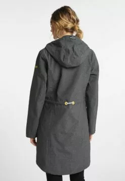 Schmuddelwedda Parkas Parka Mi-saison Femme Anthracite -Schmuddelwedda Ventes 84d784a7717e30b67617a85084bcec8a