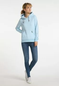 Schmuddelwedda Sweats à Capuche Sweat-shirt Femme Bleu Clair -Schmuddelwedda Ventes 8852c6a7c05e820654656116854ca24b