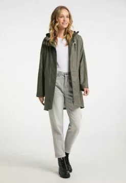 Schmuddelwedda Manteaux De Pluie Manteau Mi-saison Femme Olive -Schmuddelwedda Ventes 899245d8ae4ed42cc44d38d444018c44