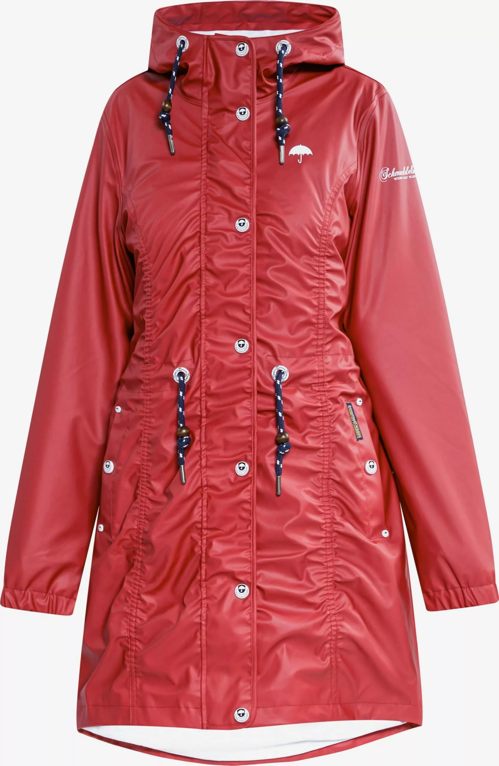 Schmuddelwedda Manteaux De Pluie Manteau Fonctionnel Femme Rouge Foncé 3 Schmuddelwedda Manteaux De Pluie Manteau Fonctionnel Femme Rouge Foncé