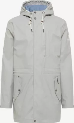 Schmuddelwedda Vestes De Mi-saison Parka Mi-saison Homme Gris Clair
