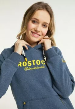 Schmuddelwedda Sweats à Capuche Sweat-shirt Rostock Femme Bleu Chiné -Schmuddelwedda Ventes 8c88cb86e5d1e540ef62a70a568a0b9c