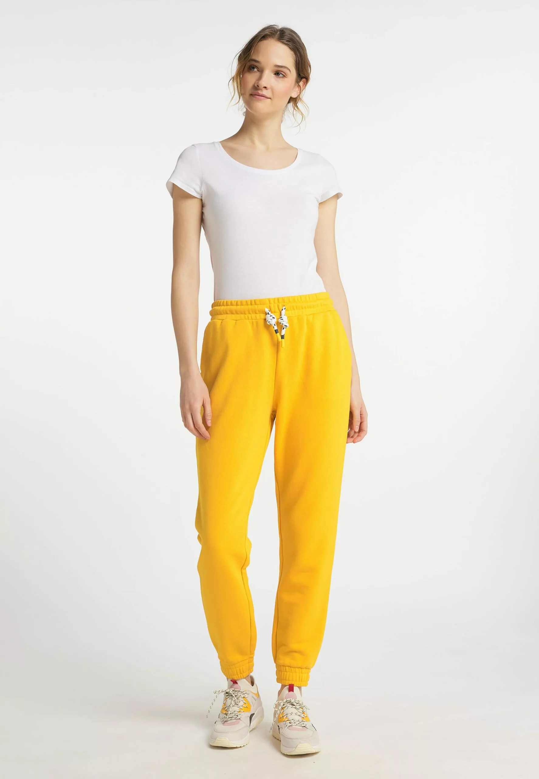 Schmuddelwedda Pantalons De Survêtement Effilé Pantalon Nahima Femme Jaune Dor 6 Schmuddelwedda Pantalons De Survêtement Effilé Pantalon Nahima Femme Jaune Dor – Image 4