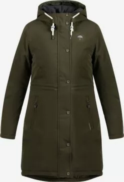 Schmuddelwedda Manteaux De Pluie Manteau Fonctionnel Femme Olive