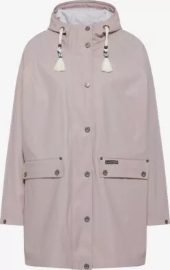 Schmuddelwedda Manteaux De Pluie Manteau Mi-saison Femme Rose Ancienne