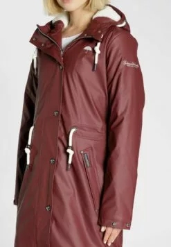 Schmuddelwedda Manteaux De Pluie Manteau Fonctionnel Femme Bordeaux -Schmuddelwedda Ventes 8fbc0a1cefc78bcc74e1a50585101d76