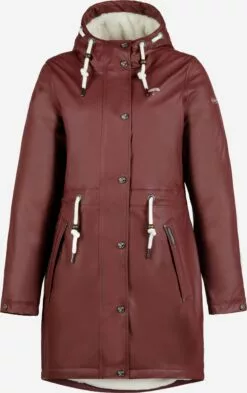 Schmuddelwedda Manteaux De Pluie Manteau Fonctionnel Femme Bordeaux