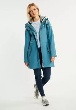 Schmuddelwedda Manteaux De Pluie Manteau Fonctionnel Altiplano Femme Bleu -Schmuddelwedda Ventes 95336fba241562088fd3e6796111131a
