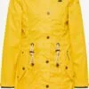 Schmuddelwedda Parkas Parka Mi-saison Femme Citron Vert -Schmuddelwedda Ventes 9a58003586790b32d1910a3a2b8a6fc5