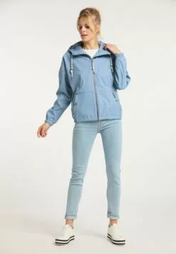 Schmuddelwedda Vestes De Mi-saison Veste Mi-saison Femme Bleu Fumé -Schmuddelwedda Ventes 9c591a80f7b85ce778a0aba0318c104e