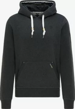 Schmuddelwedda Sweats à Capuche Sweat-shirt Homme Gris Foncé