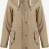 Schmuddelwedda Manteaux De Pluie Manteau Fonctionnel Femme Beige Foncé