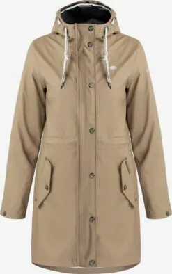 Schmuddelwedda Manteaux De Pluie Manteau Fonctionnel Femme Beige Foncé