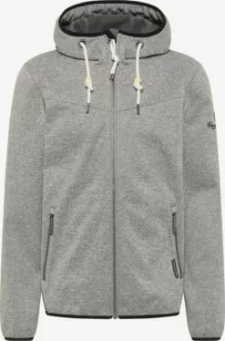 Schmuddelwedda Vestes En Polaire Veste En Polaire Homme Gris Chiné