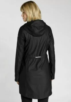 Schmuddelwedda Manteaux De Pluie Manteau Mi-saison Femme Noir -Schmuddelwedda Ventes a53786cc0c75c311c684554b417b65c7