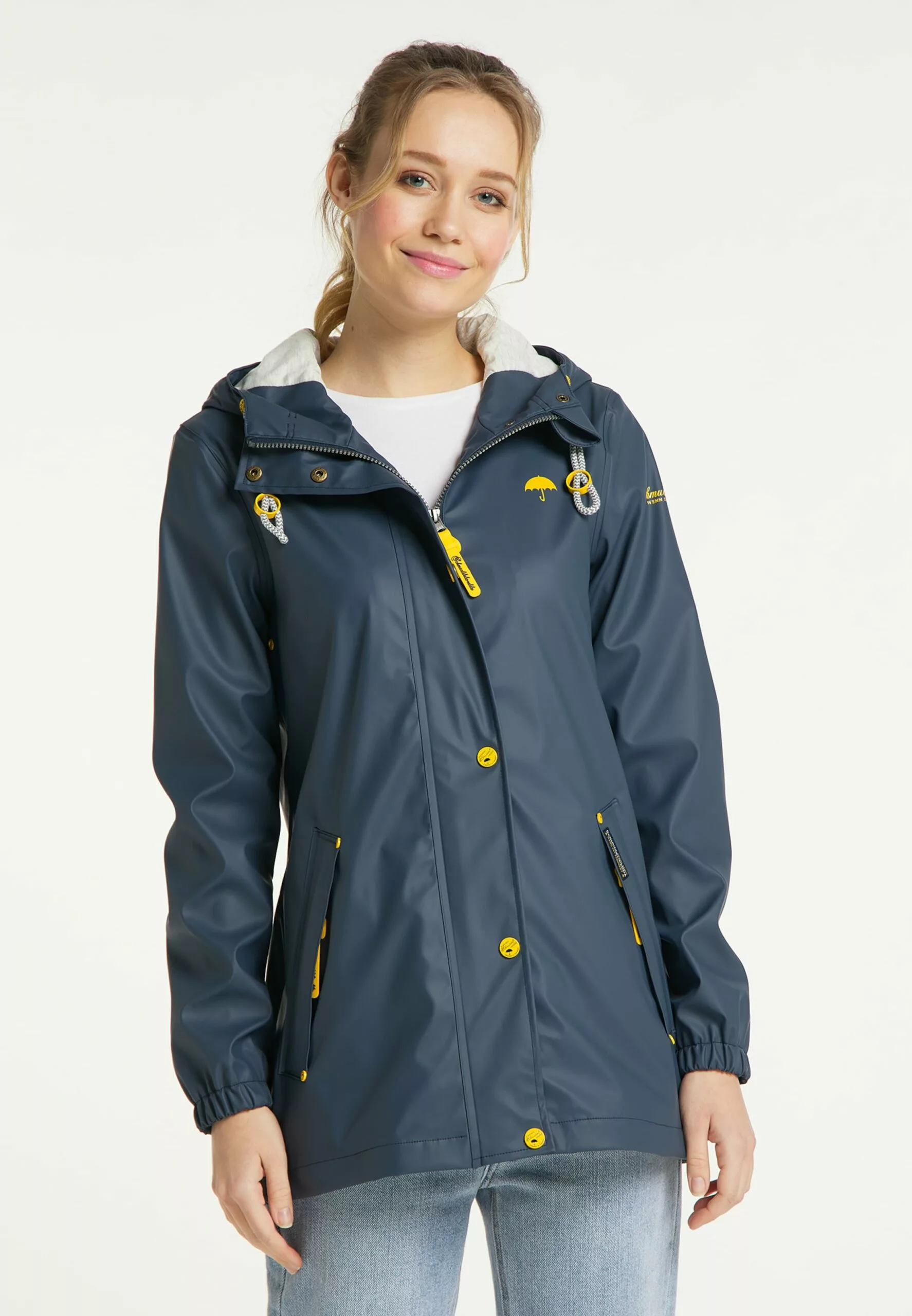 Schmuddelwedda Vestes Dextérieur Veste Fonctionnelle Femme Bleu Foncé 4 Schmuddelwedda Vestes Dextérieur Veste Fonctionnelle Femme Bleu Foncé – Image 2