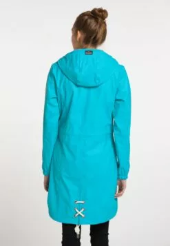 Schmuddelwedda Manteaux De Pluie Manteau Mi-saison Femme Bleu -Schmuddelwedda Ventes a705cc365cad8ae465f418a9e9a0716b