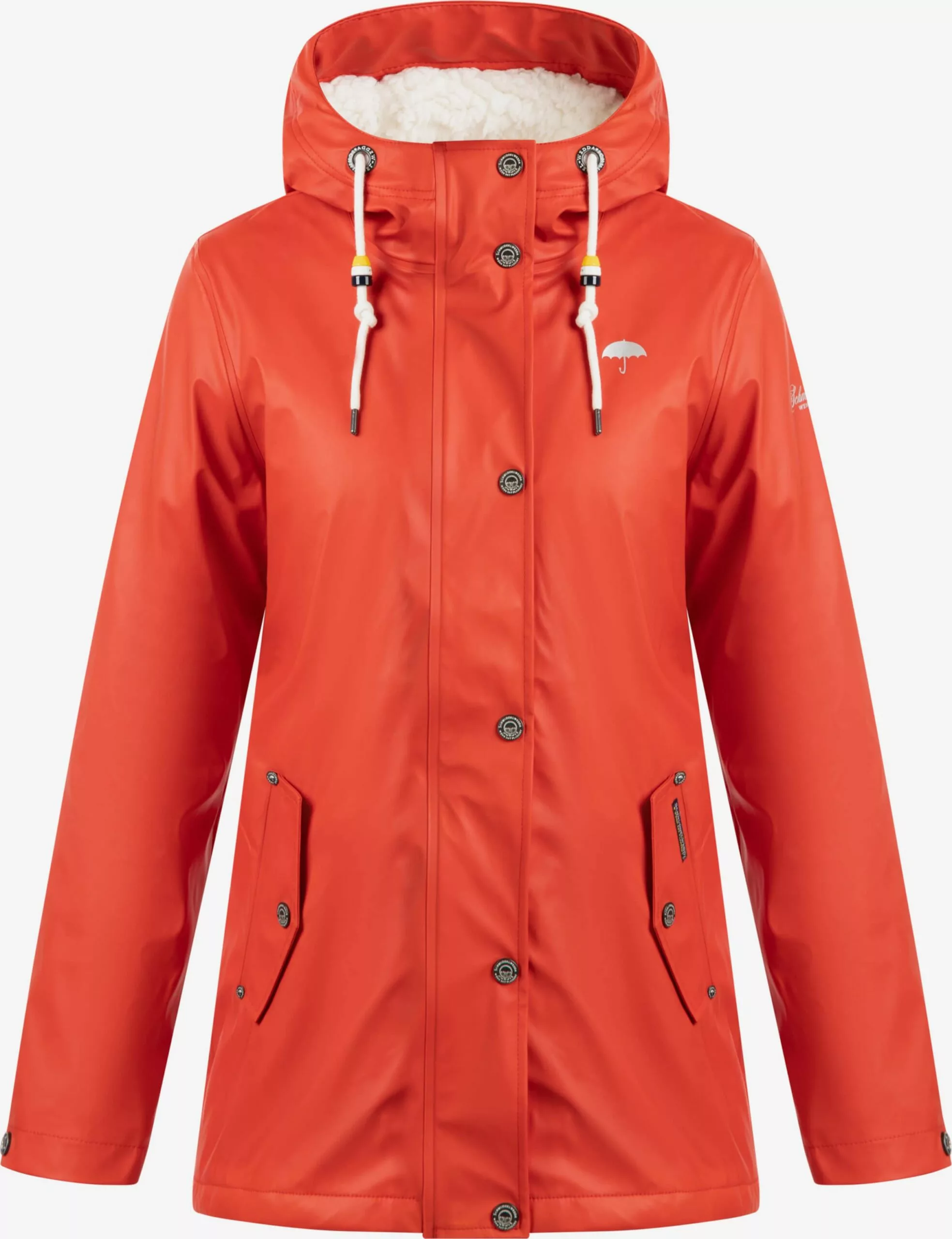 Schmuddelwedda Vestes Dextérieur Veste Fonctionnelle Femme Rouge Orangé 3 Schmuddelwedda Vestes Dextérieur Veste Fonctionnelle Femme Rouge Orangé