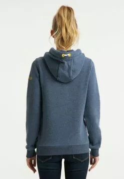 Schmuddelwedda Sweats à Capuche Sweat-shirt Hamburg Femme Bleu Chiné -Schmuddelwedda Ventes aac52cba4e504045ecef7d2dfef1e347
