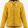 Schmuddelwedda Vestes Dextérieur Veste En Polaire Femme Jaune Chiné