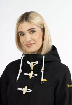 Schmuddelwedda Manteaux Courts Manteau Mi-saison Femme Noir -Schmuddelwedda Ventes ab9af7bb08efe0f2d83b00521aa40571