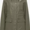 Schmuddelwedda Manteaux De Pluie Manteau Mi-saison Femme Olive -Schmuddelwedda Ventes abf064506a9f3c9dce76167409e0475a