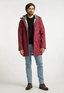 Schmuddelwedda Vestes De Mi-saison Parka Mi-saison Homme Rouge Foncé -Schmuddelwedda Ventes ad55e0d2129baba2d3a6924ea8b0da60