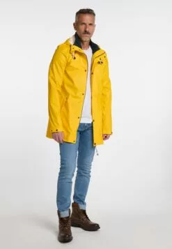 Schmuddelwedda Manteaux De Mi-saison Manteau Mi-saison Homme Jaune -Schmuddelwedda Ventes ada4222a43e08c0f02eabb64269baacb
