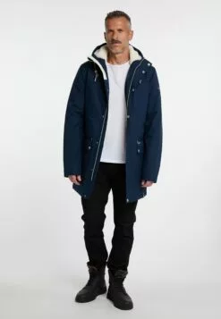 Schmuddelwedda Parkas Parka D’hiver Homme Bleu Marine -Schmuddelwedda Ventes ae79da89dc48e71f9b01debdf486e975