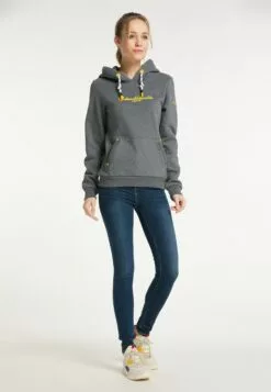 Schmuddelwedda Sweats à Capuche Sweat-shirt Amrum Femme Gris Chiné -Schmuddelwedda Ventes b0220acf3b4858397b304f0d7cf5ed29