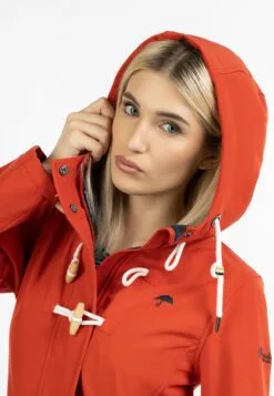 Schmuddelwedda Manteaux Courts Manteau Mi-saison Femme Rouge -Schmuddelwedda Ventes b0b1790adb5fe494a4ab41abcf68c7d4