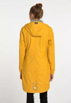 Schmuddelwedda Manteaux De Pluie Manteau Mi-saison Femme Jaune Foncé -Schmuddelwedda Ventes b2c7f3e63f06c19a4884d5afd2026b5d