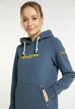 Schmuddelwedda Sweats à Capuche Sweat-shirt Hamburg Hafencity Femme Bleu Chiné -Schmuddelwedda Ventes b378cc30dae6d0f7c209508463eb3083
