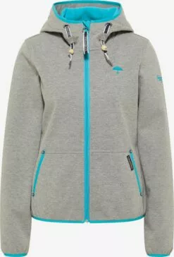 Schmuddelwedda Vestes Dextérieur Veste Fonctionnelle Femme Gris Chiné