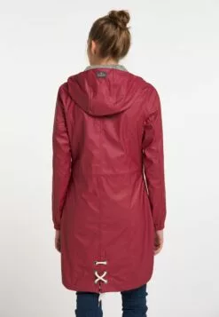 Schmuddelwedda Manteaux De Pluie Manteau Mi-saison Femme Merlot -Schmuddelwedda Ventes baf6e1f2399b77224234399c44289884