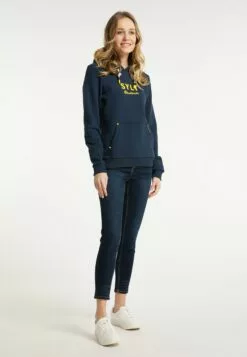 Schmuddelwedda Sweats à Capuche Sweat-shirt Femme Bleu Marine -Schmuddelwedda Ventes bc5724665f6f494e9c196225252ffa91