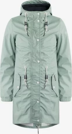 Schmuddelwedda Manteaux De Pluie Manteau Fonctionnel Femme Vert Pastel