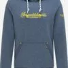 Schmuddelwedda Sweats à Capuche Sweat-shirt Homme Bleu Chiné -Schmuddelwedda Ventes c7ea3ed3bf0de442dfe24cf6de83843d