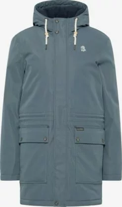 Schmuddelwedda Parkas Parka D’hiver Homme Bleu-gris