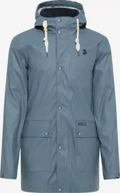 Schmuddelwedda Vestes De Mi-saison Parka Mi-saison Homme Gris