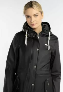 Schmuddelwedda Manteaux De Pluie Manteau Fonctionnel Femme Noir -Schmuddelwedda Ventes cd023790cbb87d18cc689193e69a4595